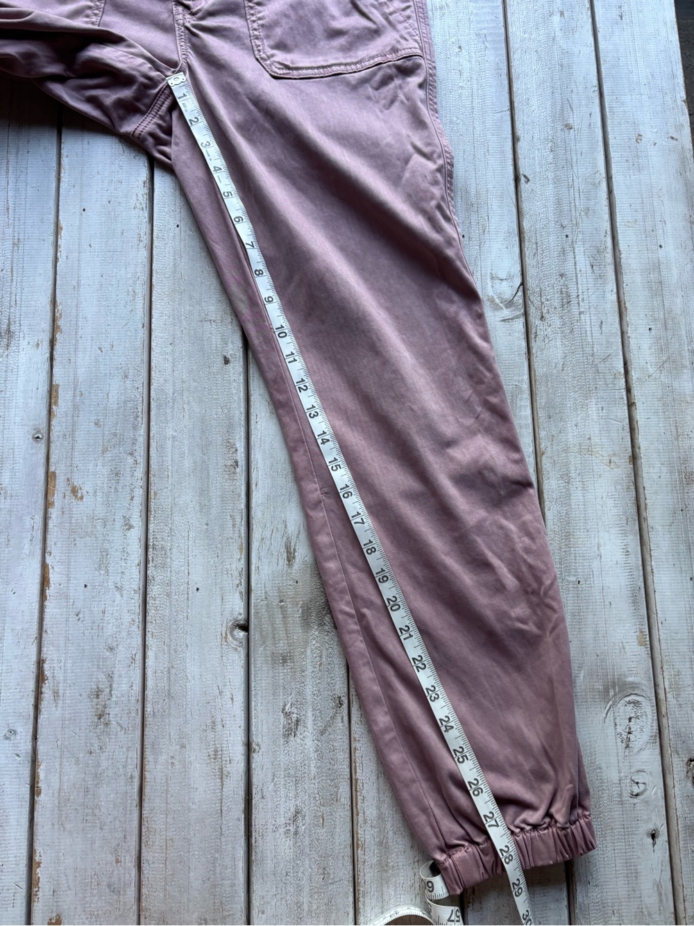 American Eagle Pink Utility Jogger Pants Size 8 Drawstring - Picture 3 of 12